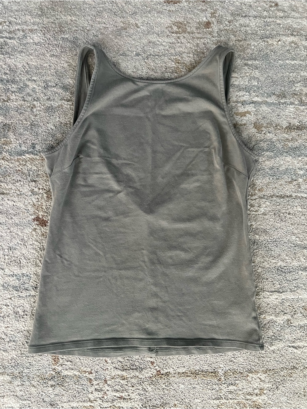 Express Sleeveless Scoop Neck Tank Top - Soft Green